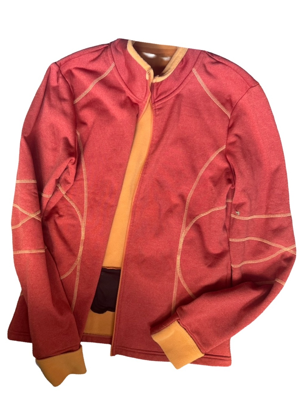 ATHLETA Burnt Orange‎ Pull
Zipper Jacket size small